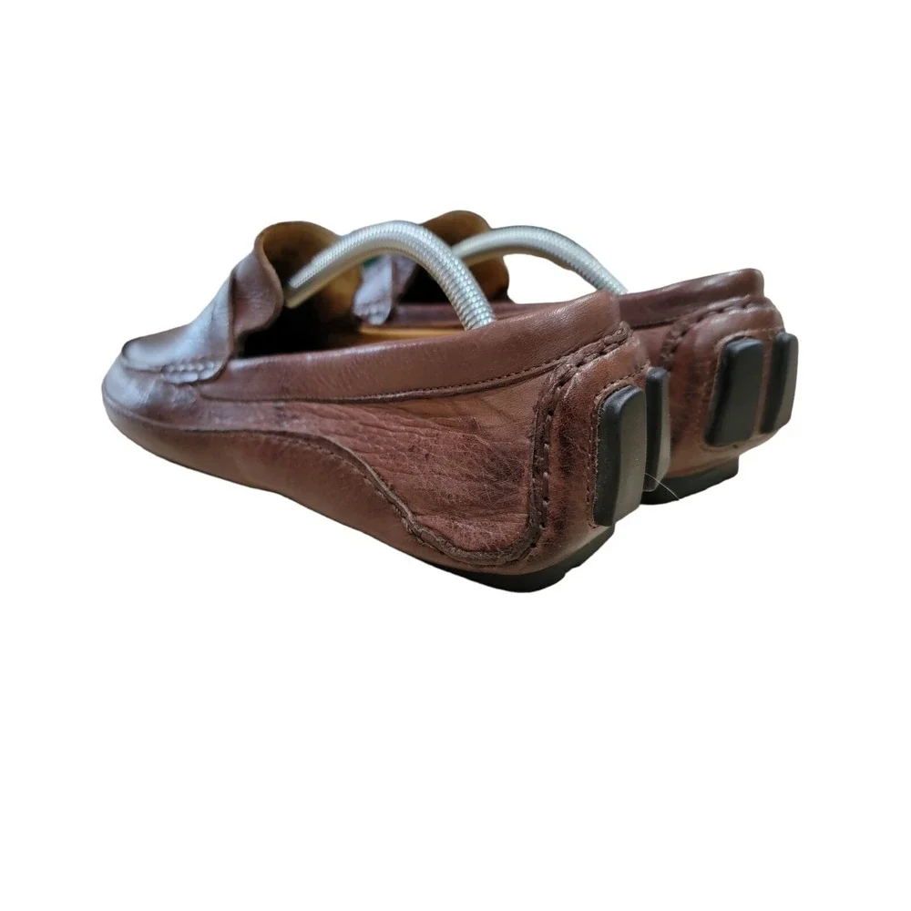 Mercanti Fiorentini Relax Men's Brown Leather Driving Loafers Shoes Size ‎ 11 M